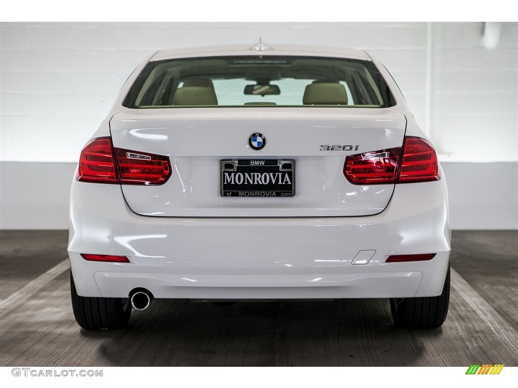 2013 3 Series 320i Sedan - Alpine White / Venetian Beige photo #3