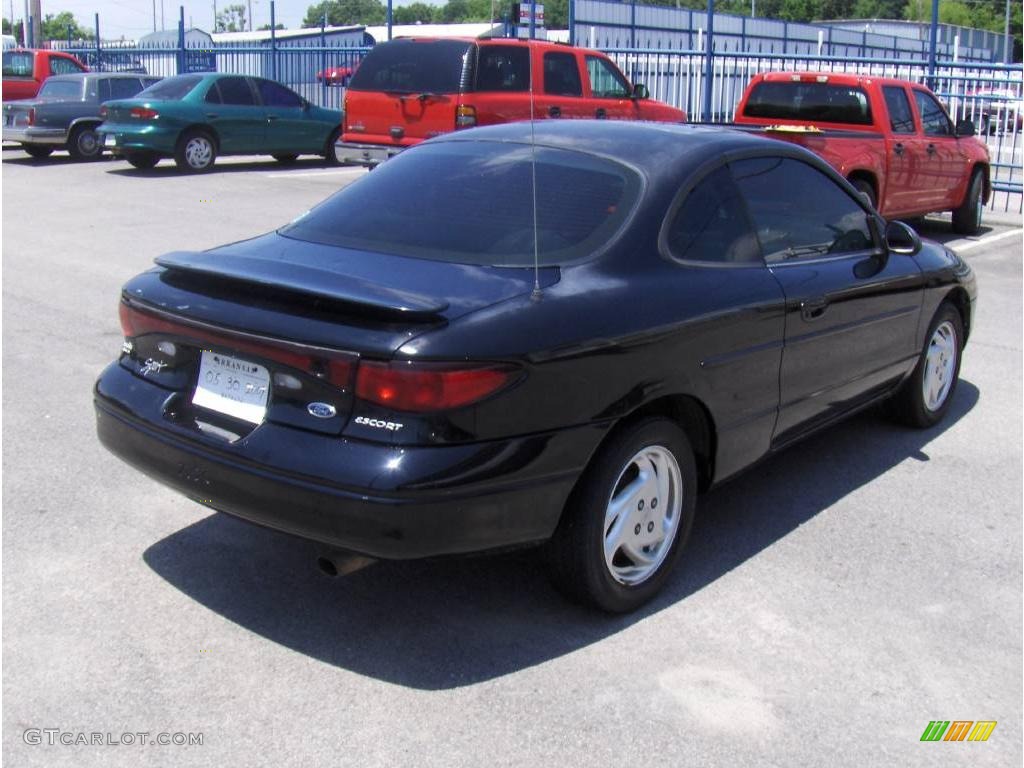 1999 Escort ZX2 Coupe - Black / Dark Charcoal photo #3