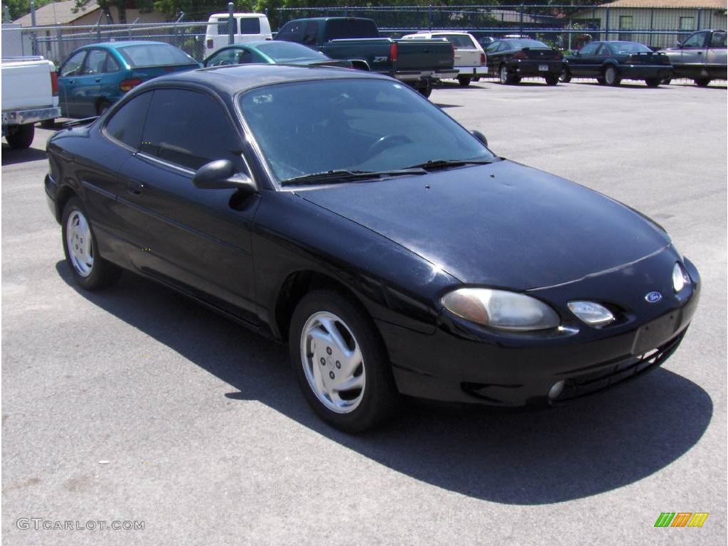 1999 Escort ZX2 Coupe - Black / Dark Charcoal photo #4