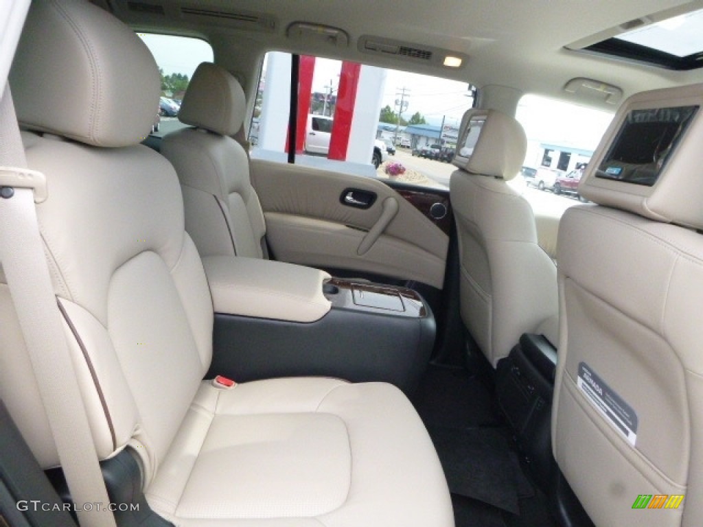 Almond Interior 2017 Nissan Armada Platinum 4x4 Photo #115617430