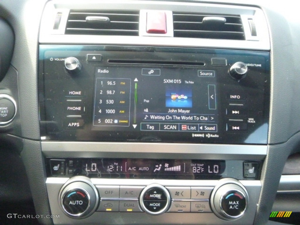 2017 Outback 2.5i Limited - Carbide Gray Metallic / Slate Black photo #17