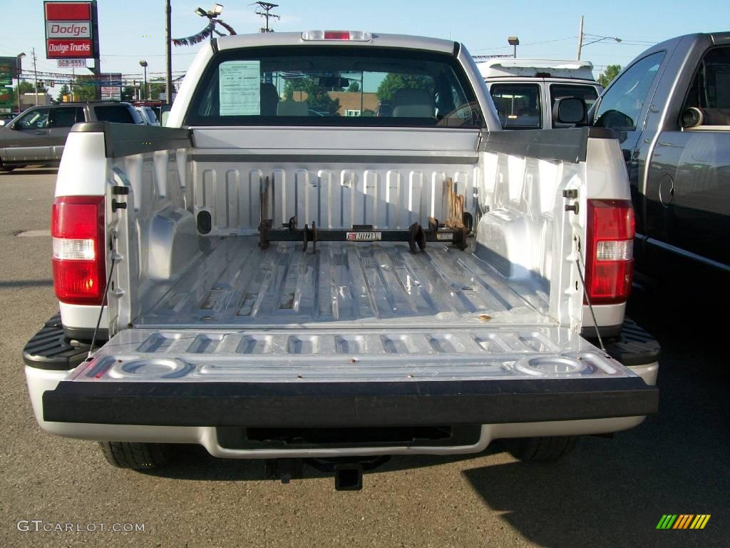 2005 F150 STX Regular Cab 4x4 - Silver Metallic / Medium Flint Grey photo #6