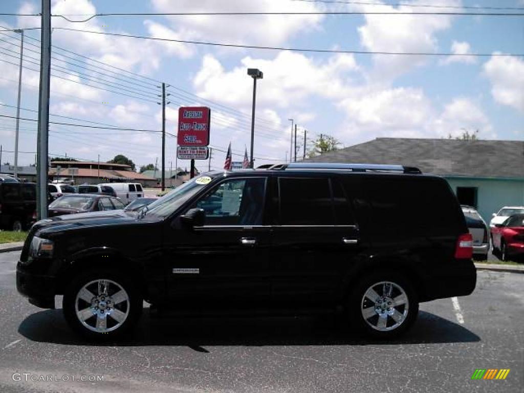 2007 Expedition Limited - Black / Charcoal Black photo #13