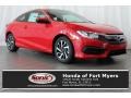 Rallye Red 2016 Honda Civic LX Coupe