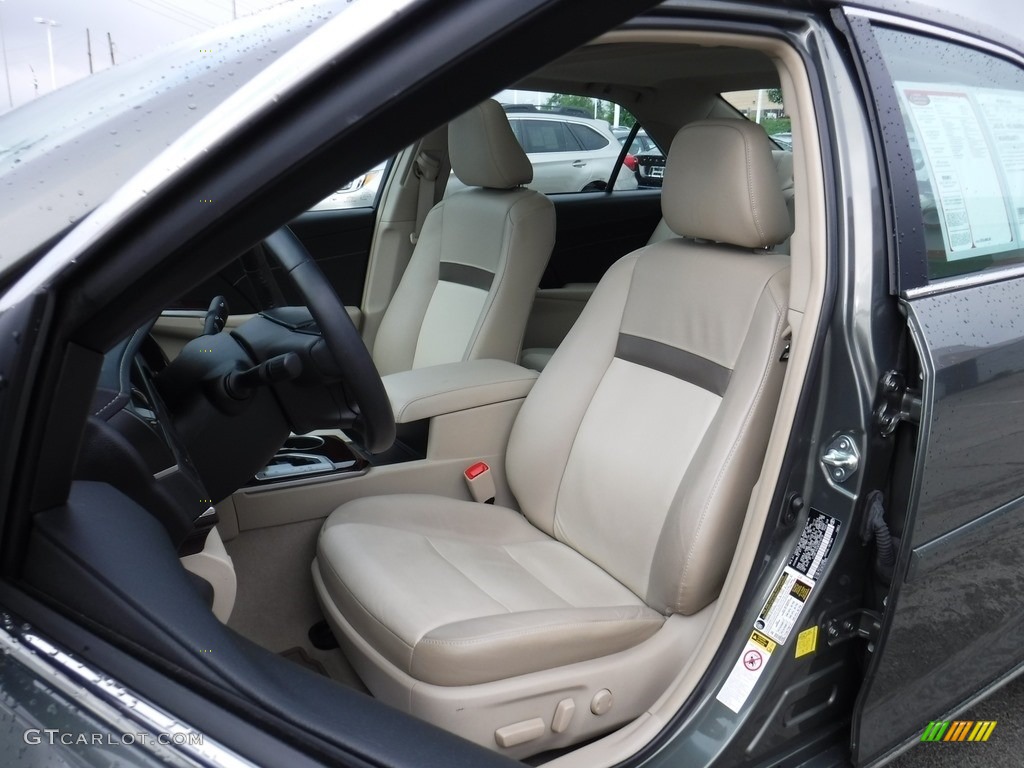 2014 Camry XLE - Cypress Pearl / Ivory photo #14