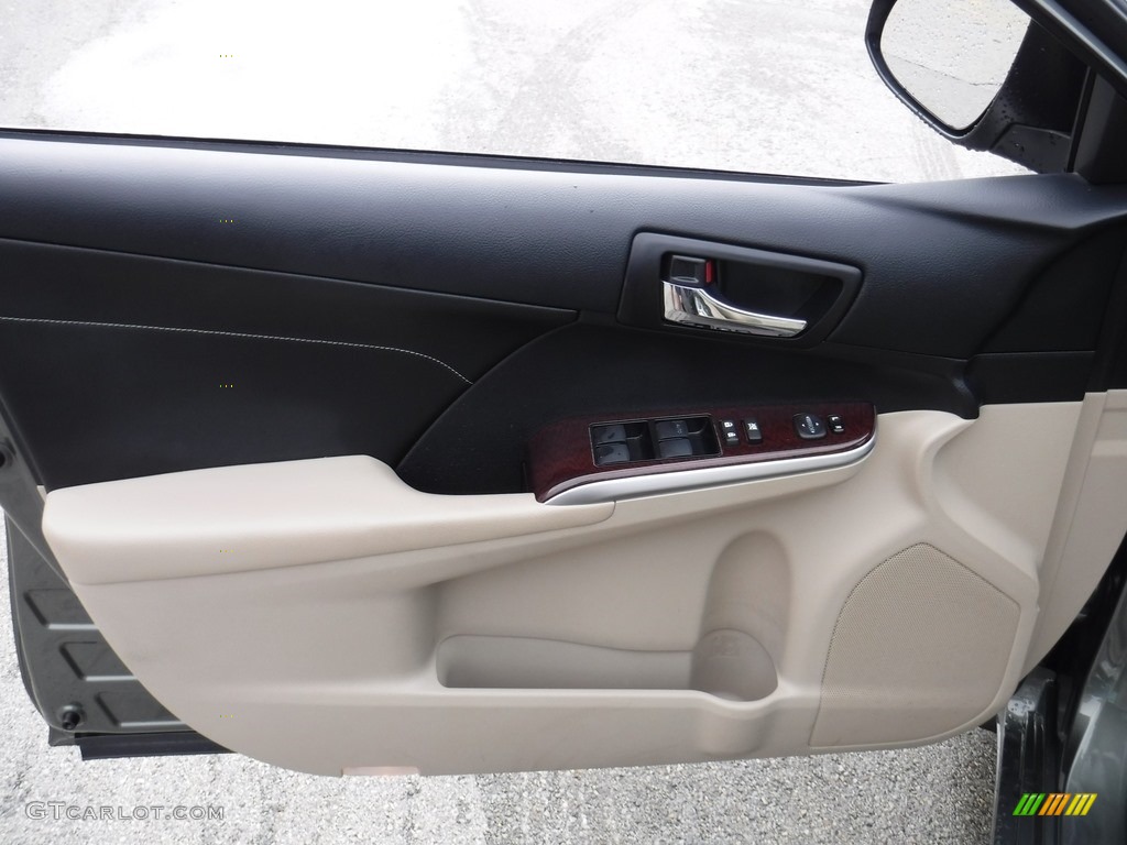 2014 Camry XLE - Cypress Pearl / Ivory photo #16