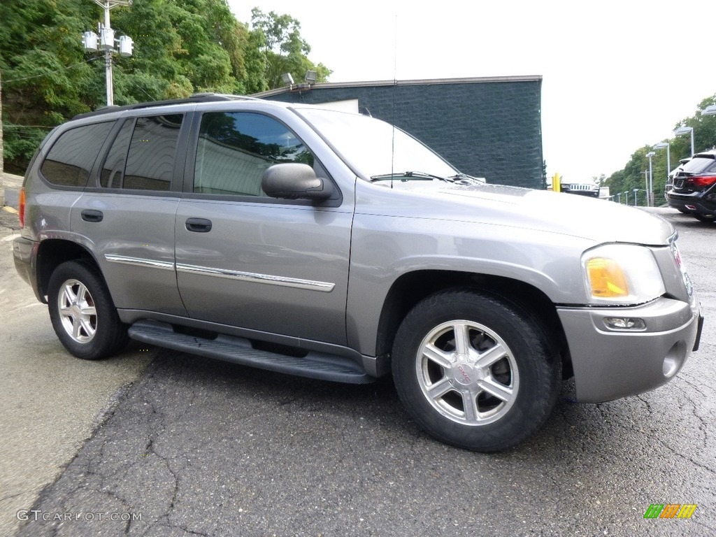 2009 Envoy SLE 4x4 - Steel Gray Metallic / Light Gray photo #1