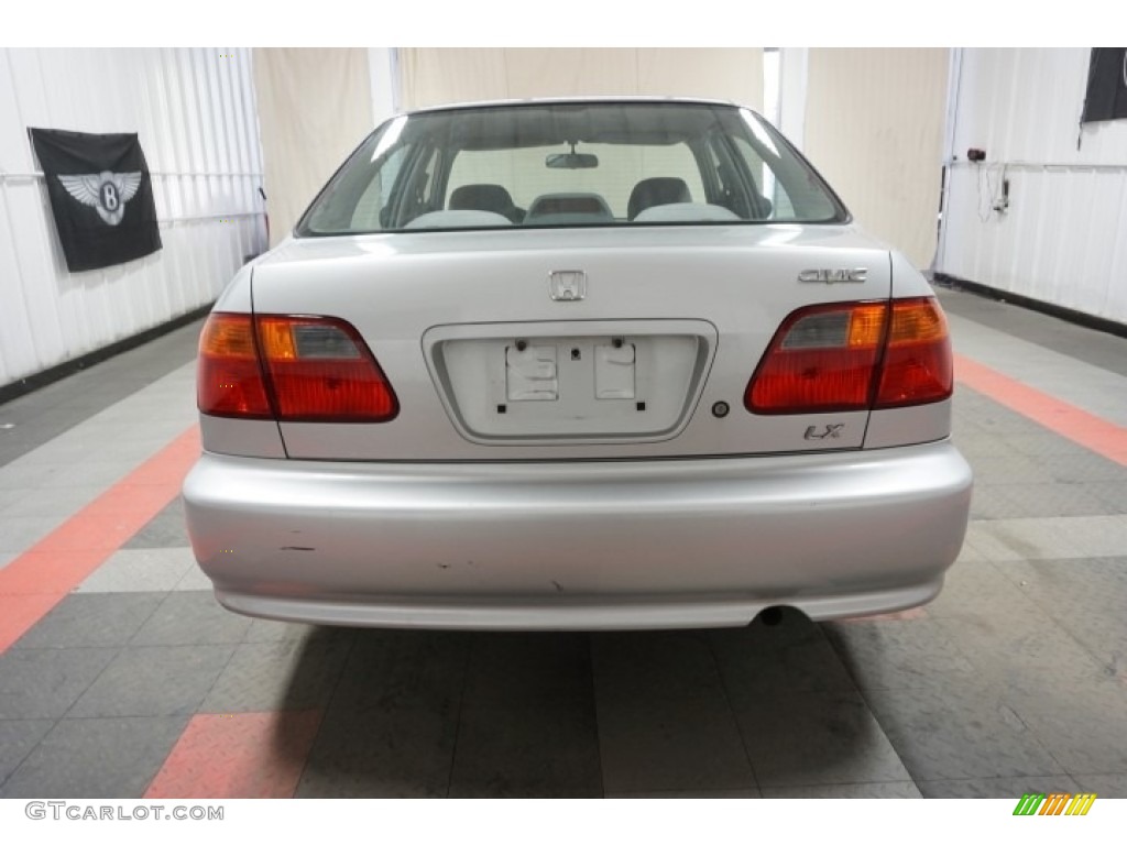 1999 Civic LX Sedan - Vogue Silver Metallic / Gray photo #9