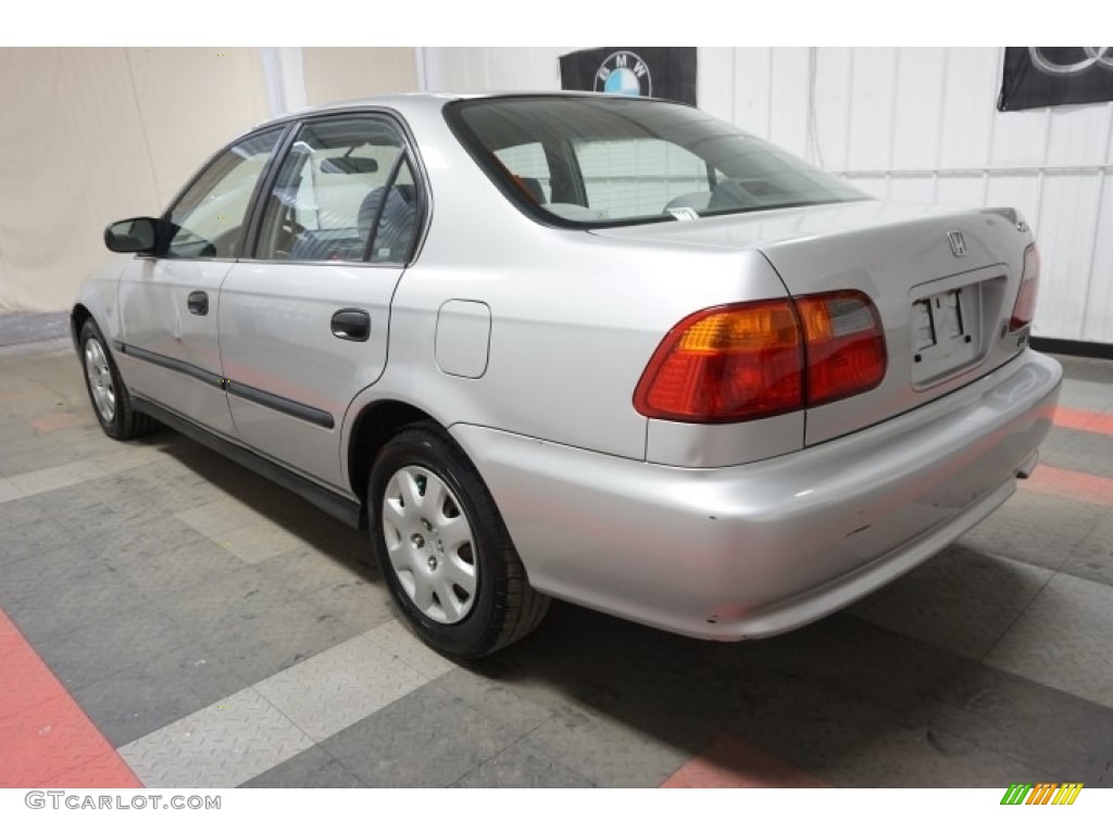 1999 Civic LX Sedan - Vogue Silver Metallic / Gray photo #10