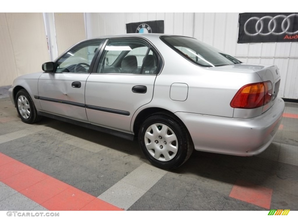 1999 Civic LX Sedan - Vogue Silver Metallic / Gray photo #11