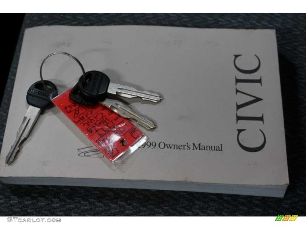 1999 Civic LX Sedan - Vogue Silver Metallic / Gray photo #37