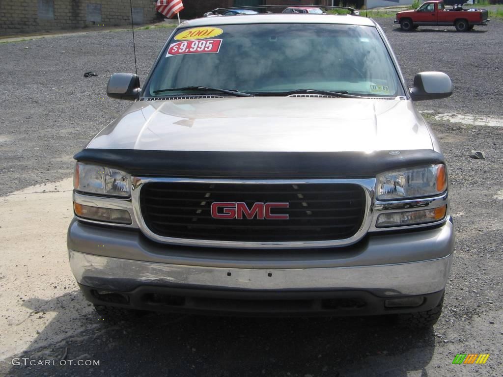 2001 Yukon SLE 4x4 - Pewter Metallic / Neutral Tan/Shale photo #1