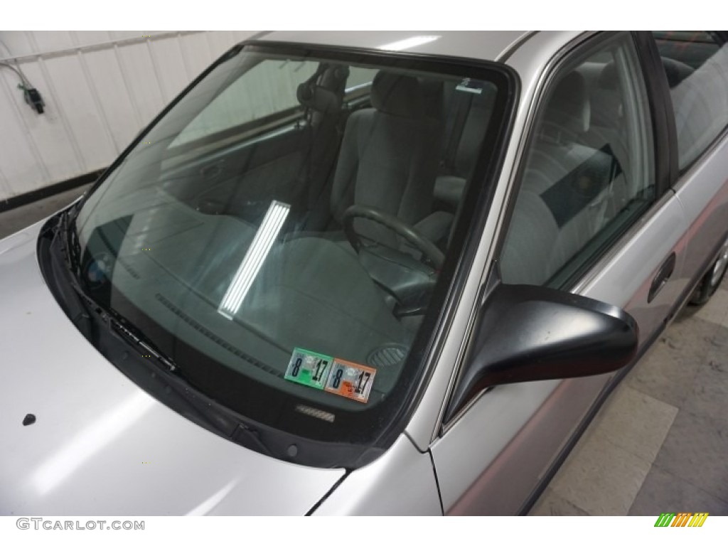 1999 Civic LX Sedan - Vogue Silver Metallic / Gray photo #74