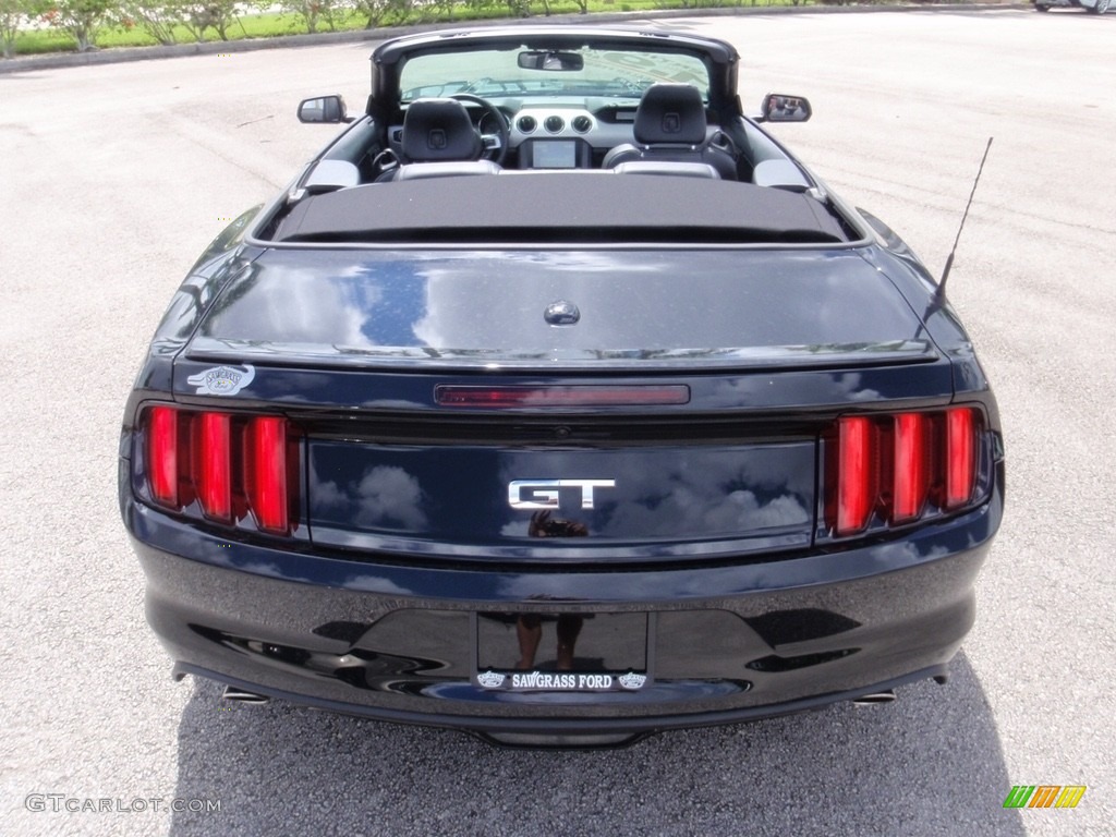 2016 Mustang GT Premium Convertible - Shadow Black / Ebony photo #10