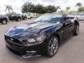 2016 Shadow Black Ford Mustang GT Premium Convertible  photo #15