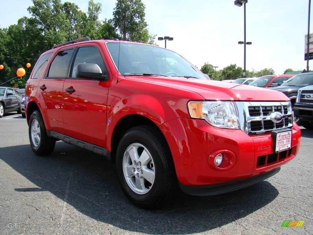 2009 Escape XLT V6 - Torch Red / Charcoal photo #1