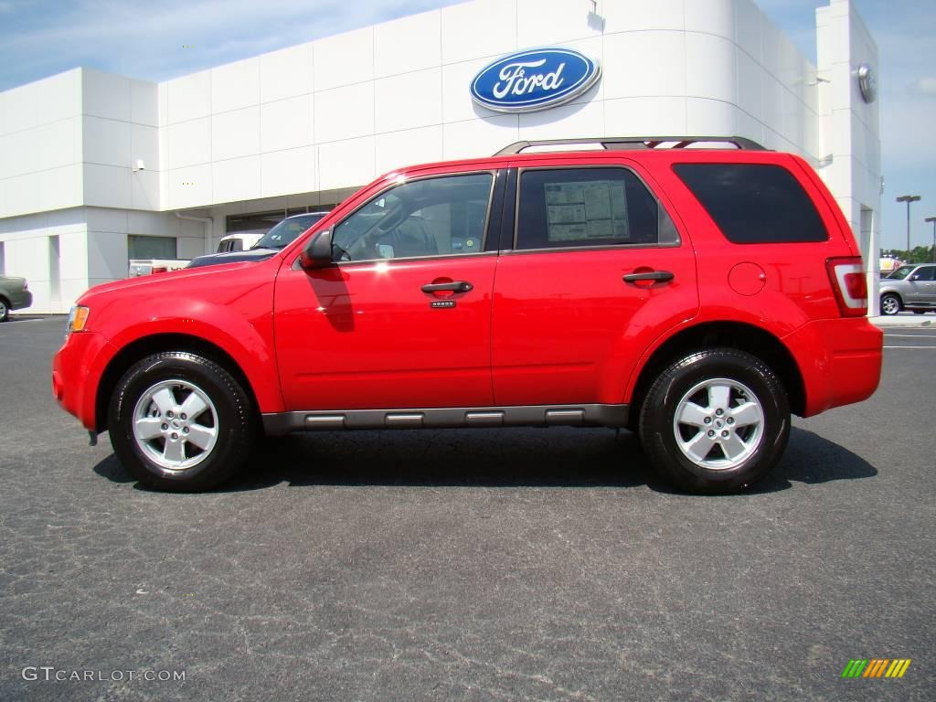 2009 Escape XLT V6 - Torch Red / Charcoal photo #5