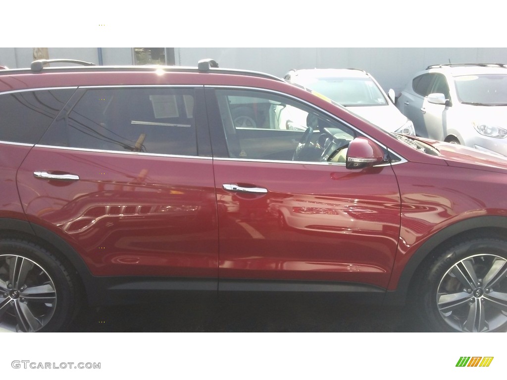 2013 Santa Fe Limited AWD - Regal Red Pearl / Beige photo #1