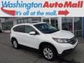 2014 White Diamond Pearl Honda CR-V EX-L AWD  photo #1