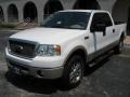 2008 Oxford White Ford F150 Lariat SuperCrew 4x4  photo #1