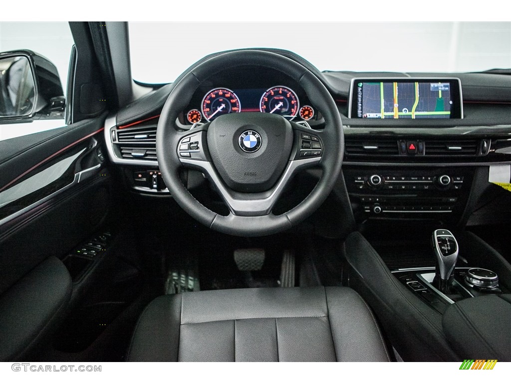 2016 BMW X6 sDrive35i Black Dashboard Photo #115626987