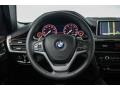 2016 BMW X6 Black Interior Steering Wheel Photo