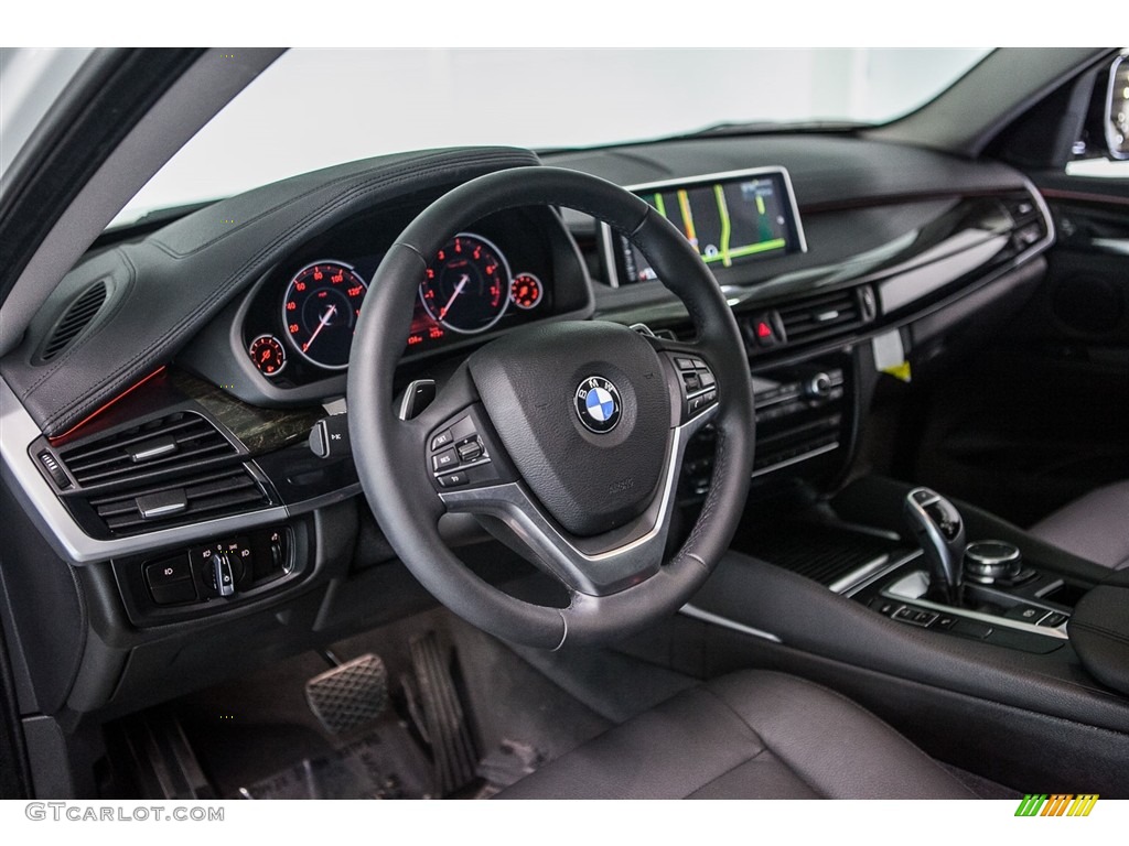 2016 BMW X6 sDrive35i Black Dashboard Photo #115627305