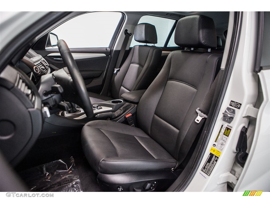 Black Interior 2013 BMW X1 sDrive 28i Photo #115627644