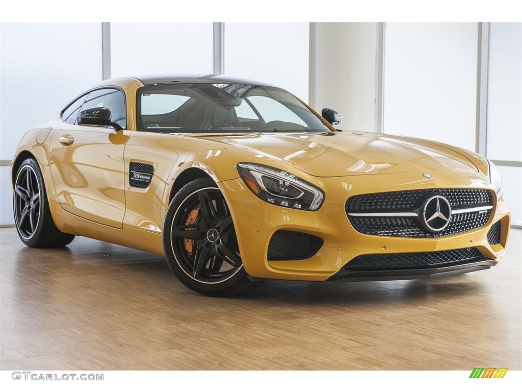 AMG Solarbeam Yellow Metallic 2016 Mercedes-Benz AMG GT S Coupe Exterior Photo #115628352