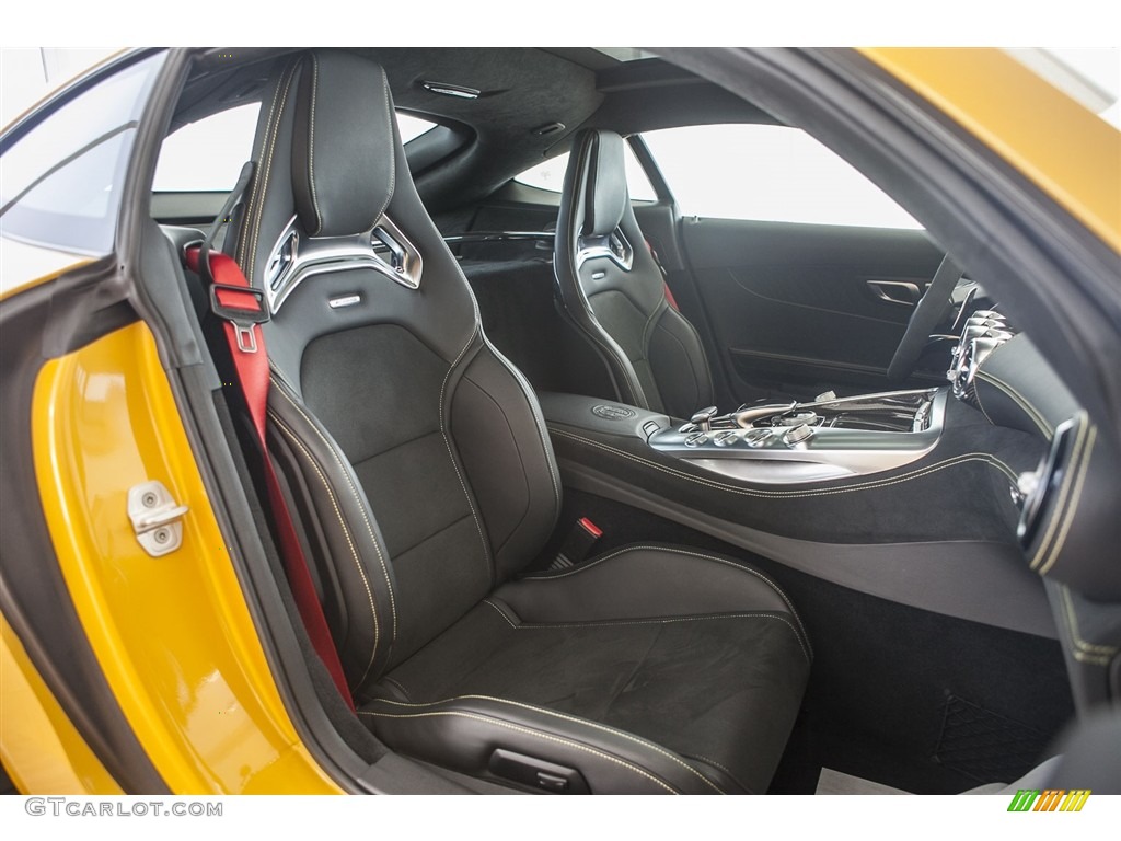 Black Interior 2016 Mercedes-Benz AMG GT S Coupe Photo #115628364