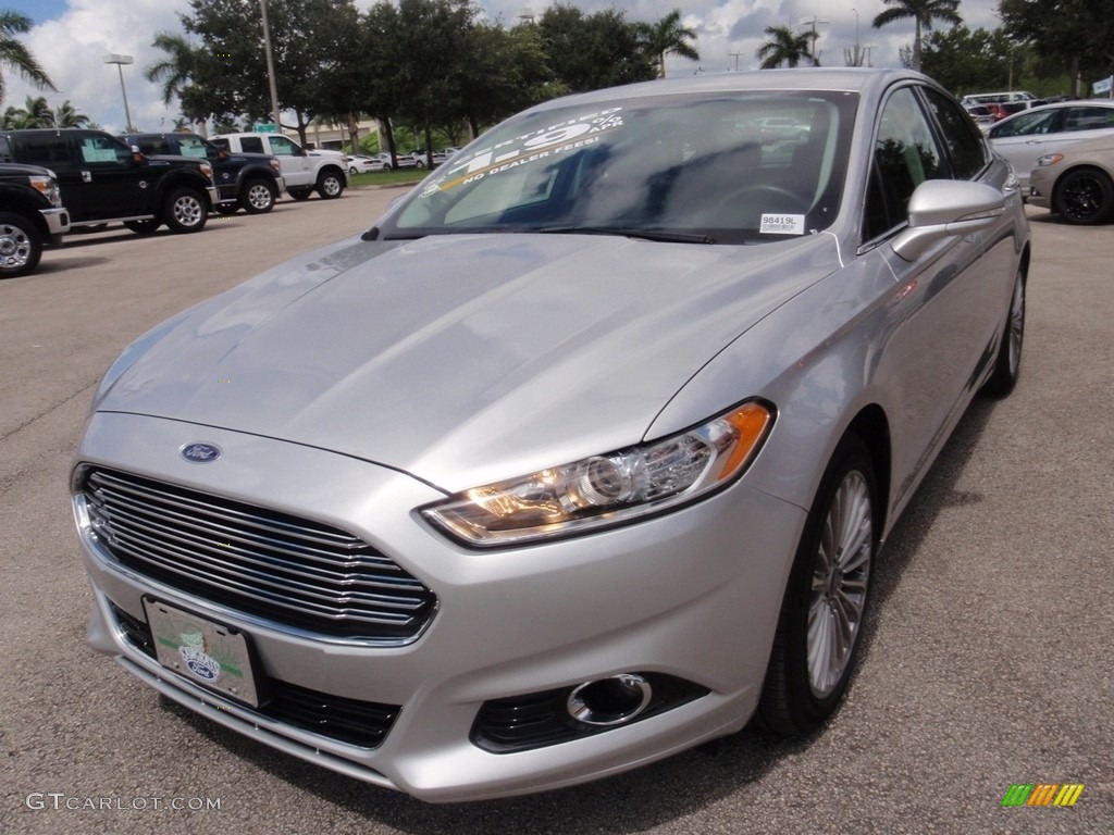 2016 Fusion Titanium - Ingot Silver Metallic / Charcoal Black photo #14