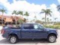 2016 Blue Jeans Ford F150 Lariat SuperCrew 4x4  photo #6