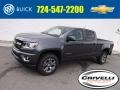 2016 Cyber Gray Metallic Chevrolet Colorado Z71 Crew Cab 4x4  photo #1