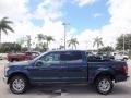 2016 Blue Jeans Ford F150 Lariat SuperCrew 4x4  photo #14