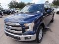2016 Blue Jeans Ford F150 Lariat SuperCrew 4x4  photo #16