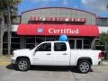 2008 Summit White GMC Sierra 1500 SLE Crew Cab  photo #1