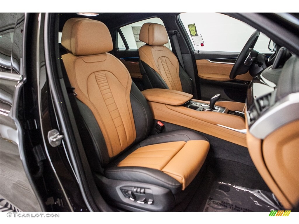 Cognac/Black Bi-Color Interior 2017 BMW X6 xDrive35i Photo #115633137