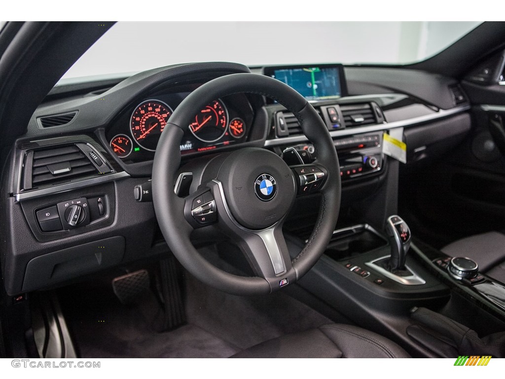 2017 BMW 4 Series 440i Gran Coupe Black Dashboard Photo #115633200