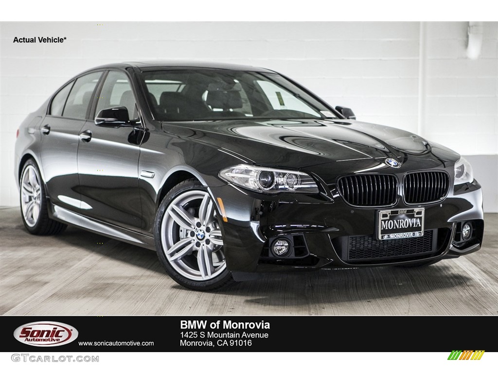 2016 5 Series 535i Sedan - Jet Black / Black photo #1