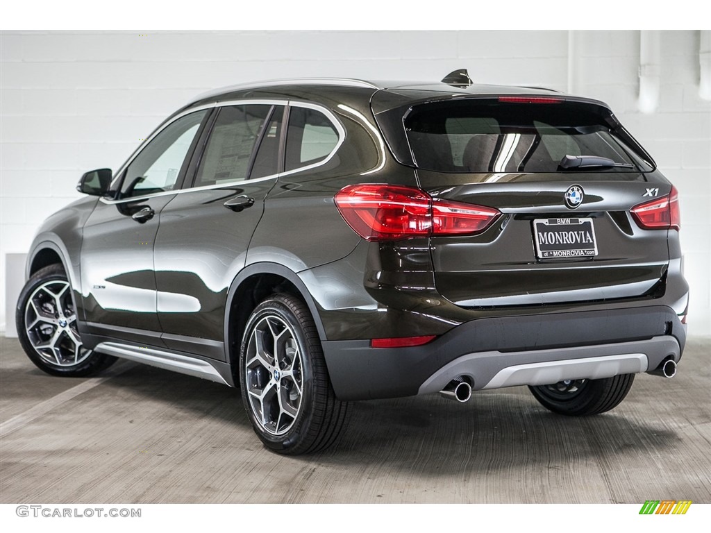 2017 X1 xDrive28i - Dark Olive Metallic / Oyster photo #3