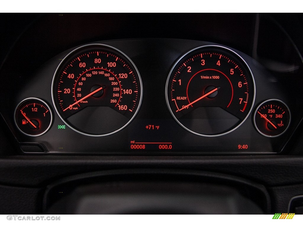 2017 BMW 4 Series 430i Convertible Gauges Photo #115635075