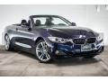 Imperial Blue Metallic 2017 BMW 4 Series 430i Convertible Exterior
