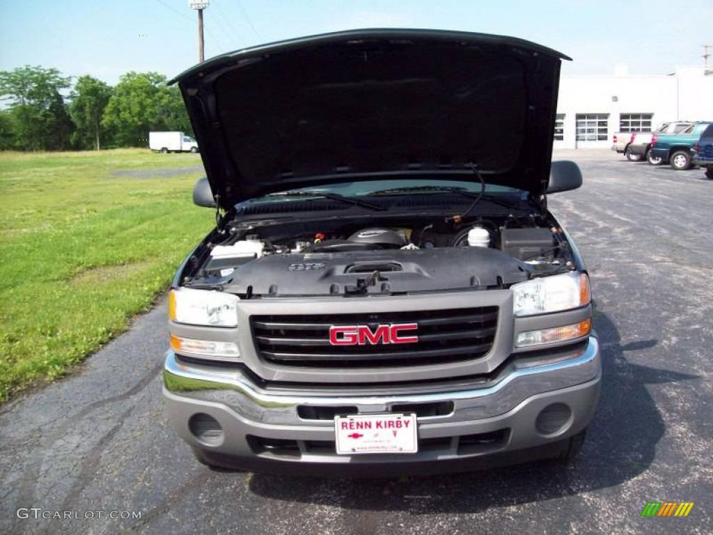 2005 Sierra 1500 Work Truck Extended Cab 4x4 - Deep Blue Metallic / Dark Pewter photo #10