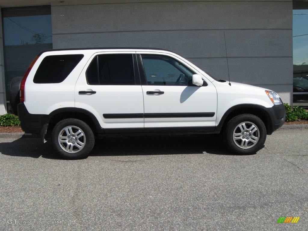 2003 CR-V EX 4WD - Taffeta White / Black photo #2