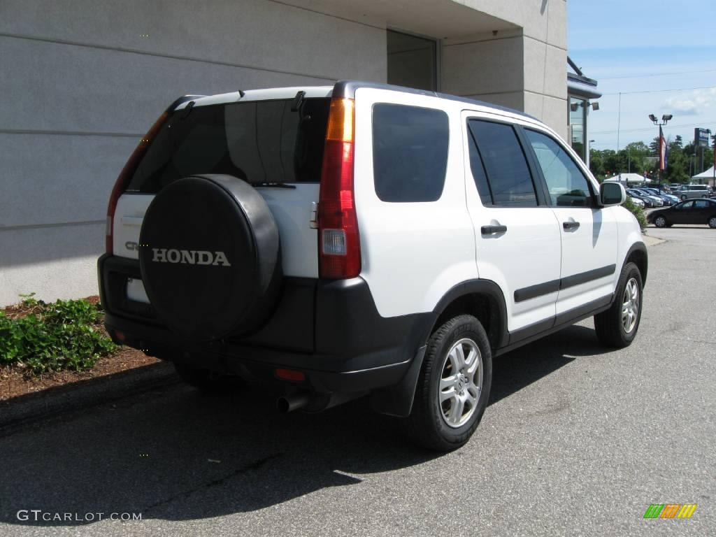 2003 CR-V EX 4WD - Taffeta White / Black photo #3