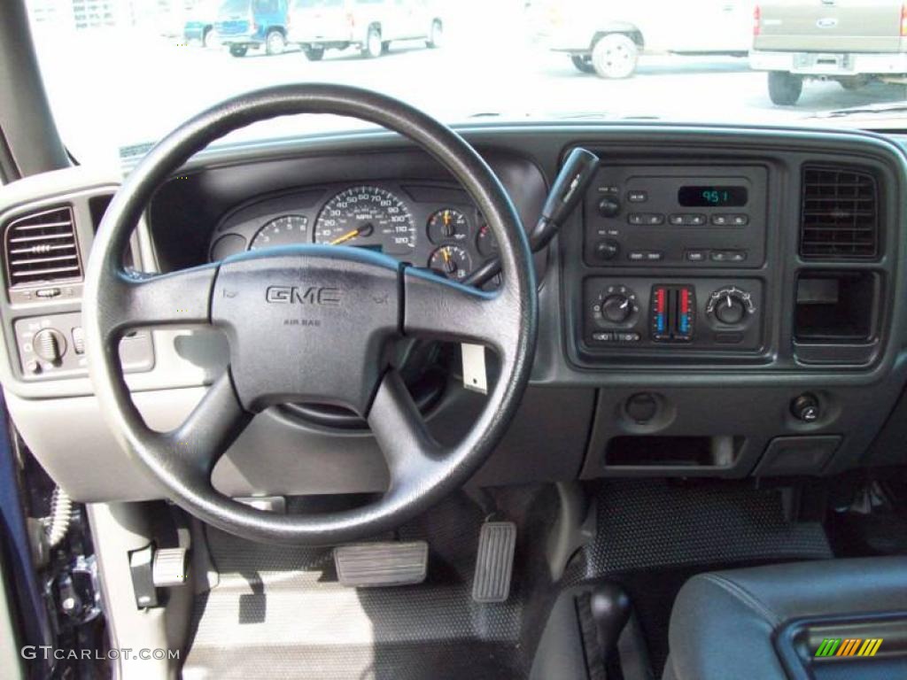 2005 Sierra 1500 Work Truck Extended Cab 4x4 - Deep Blue Metallic / Dark Pewter photo #18