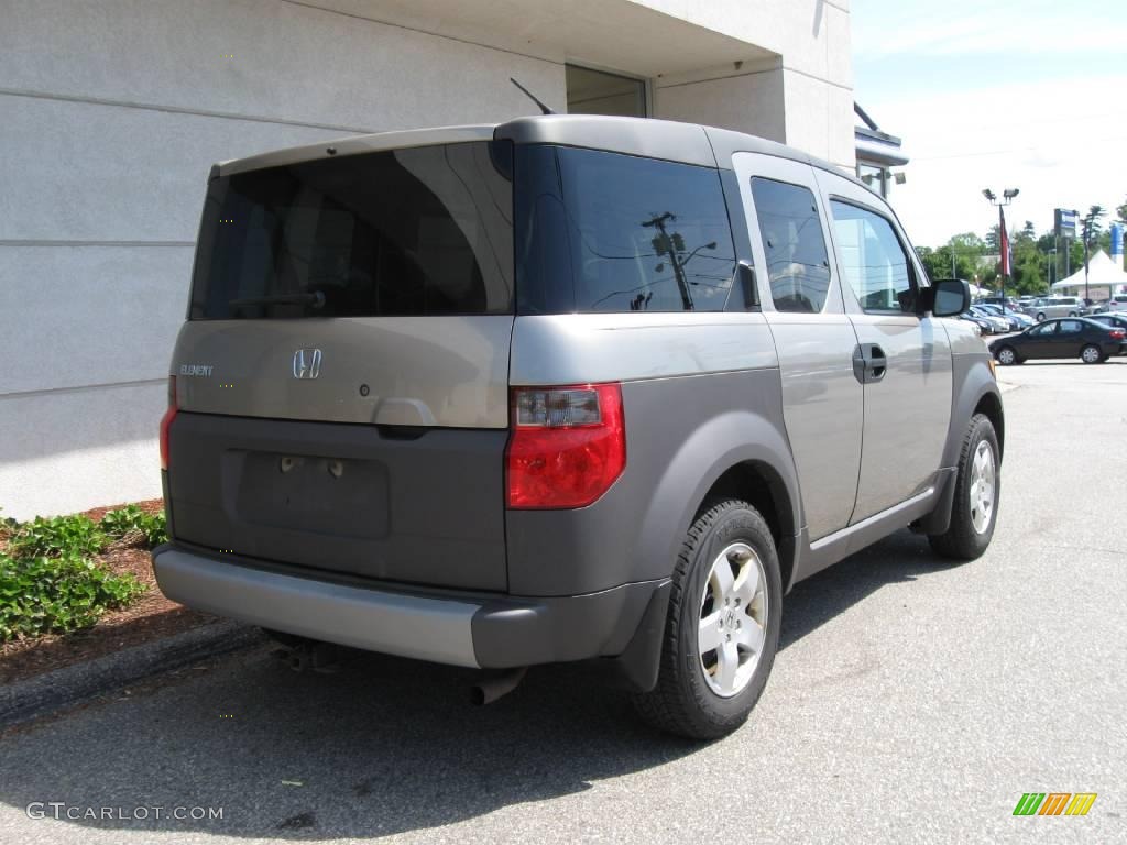 2003 Element EX AWD - Satin Silver Metallic / Gray photo #3