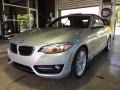 2016 Glacier Silver Metallic BMW 2 Series 228i xDrive Convertible  photo #2