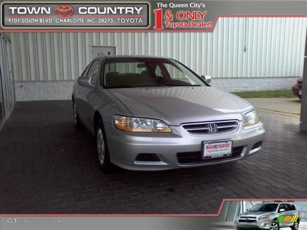 2001 Accord LX Coupe - Satin Silver Metallic / Charcoal photo #1