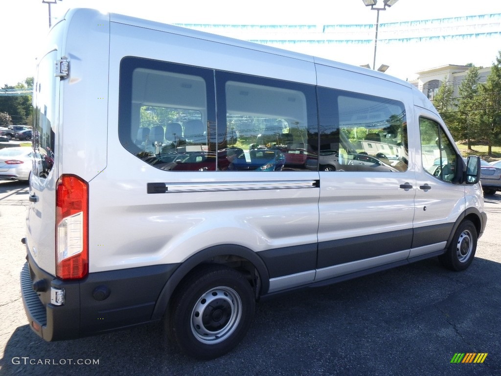Ingot Silver 2017 Ford Transit Wagon XLT 350 MR Long Exterior Photo #115638650